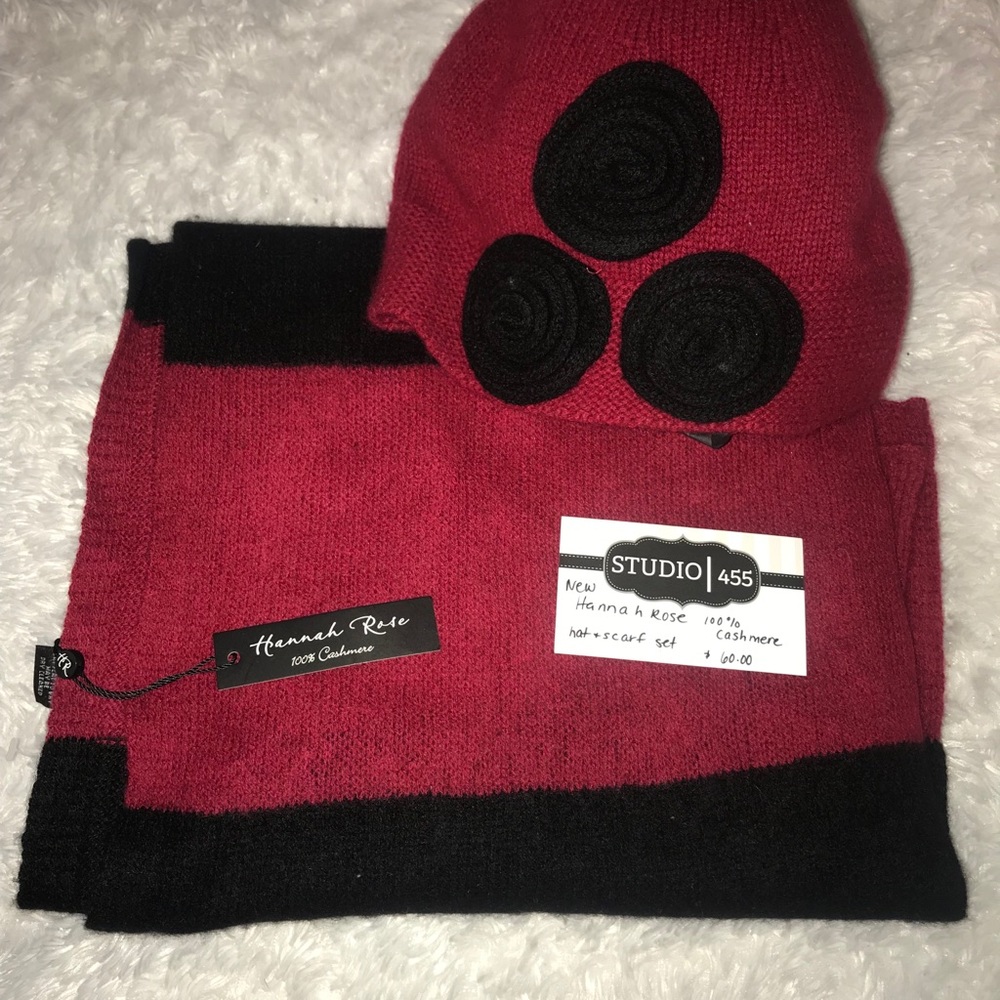 Hat and scarf